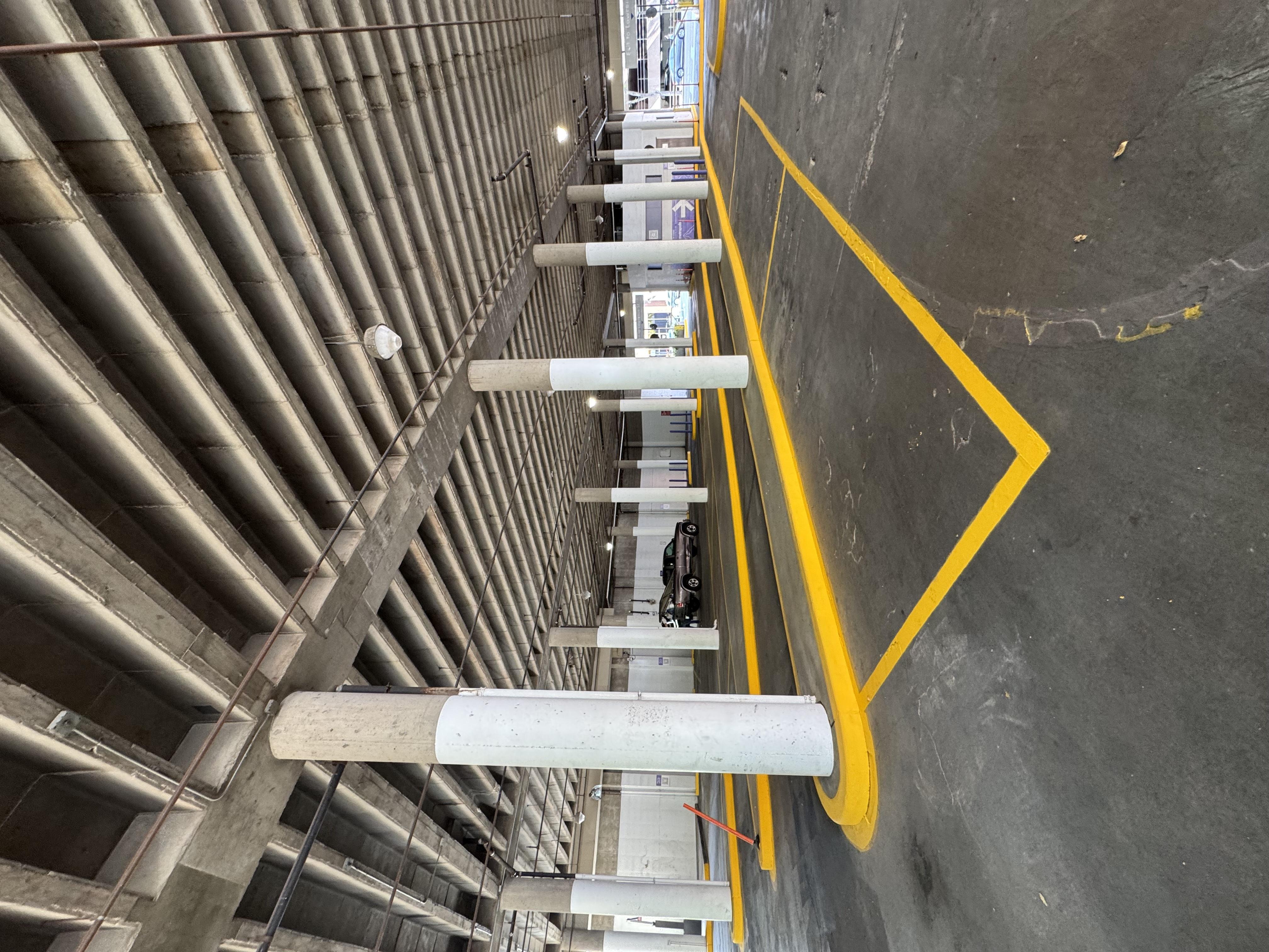 Parking lot sweeping